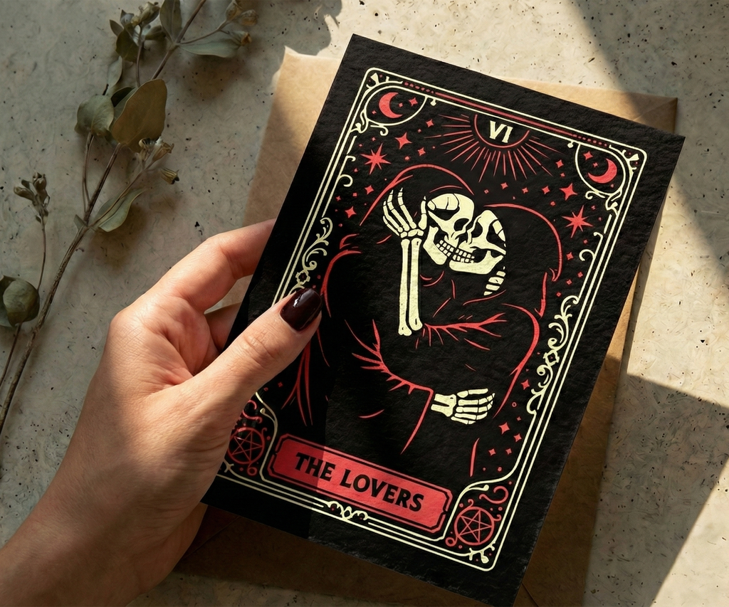 The Lovers Tarot - Valentine's Card