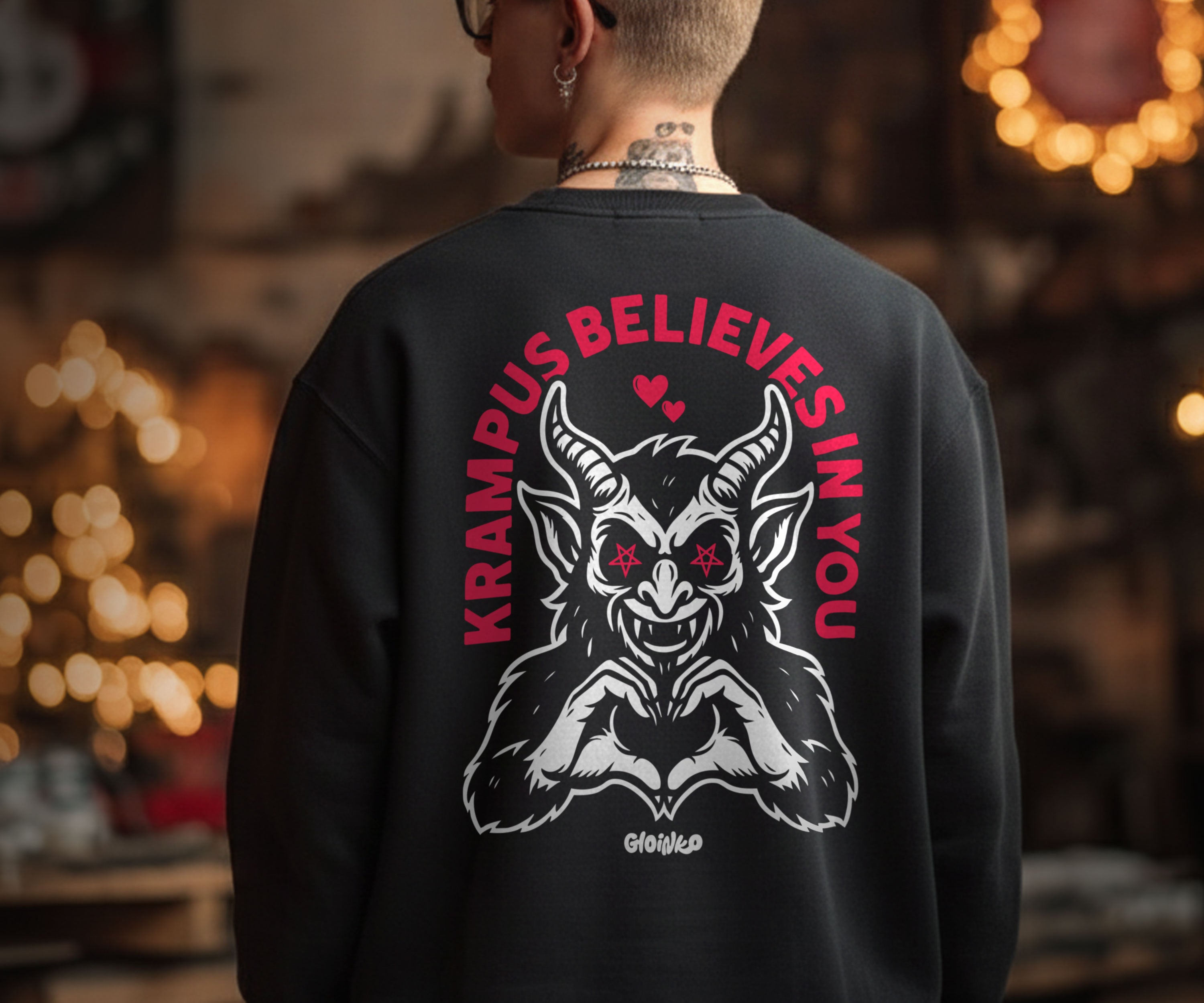 Krampus Believes in You Sweatshirt