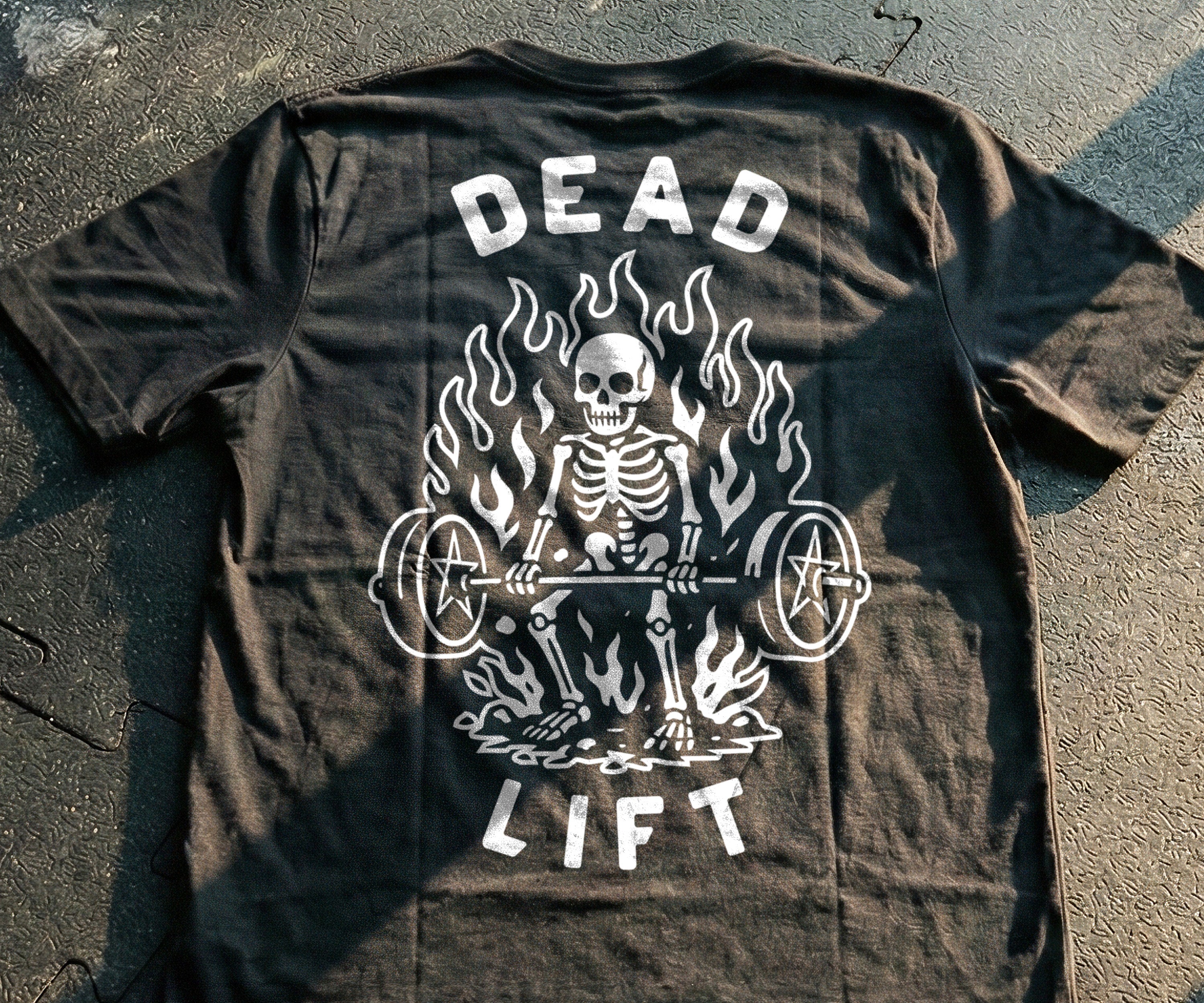 Dead Lift T-Shirt - Black unisex gym t-shirt for serious lifting