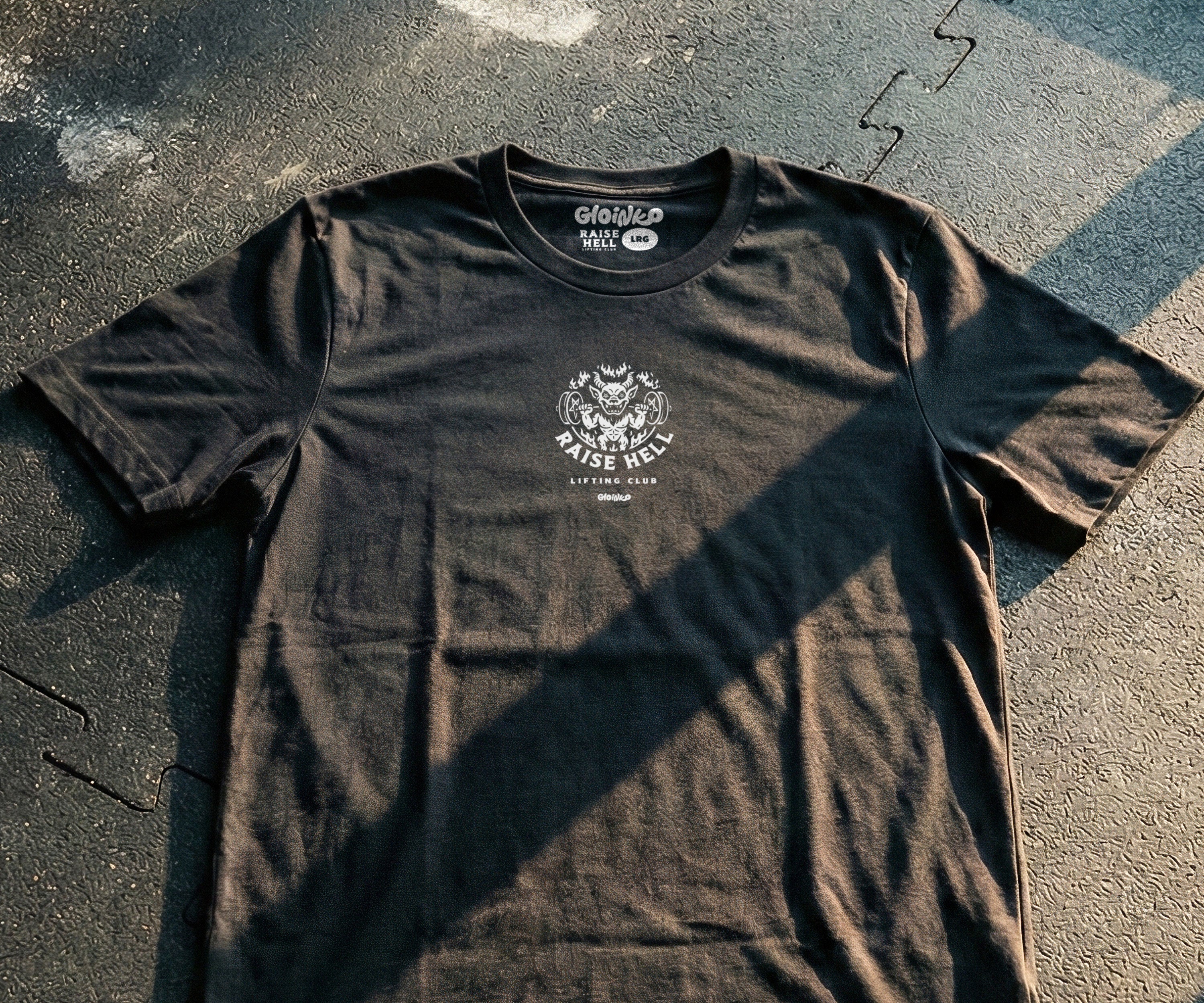Dead Lift T-Shirt - Black unisex gym t-shirt for serious lifting