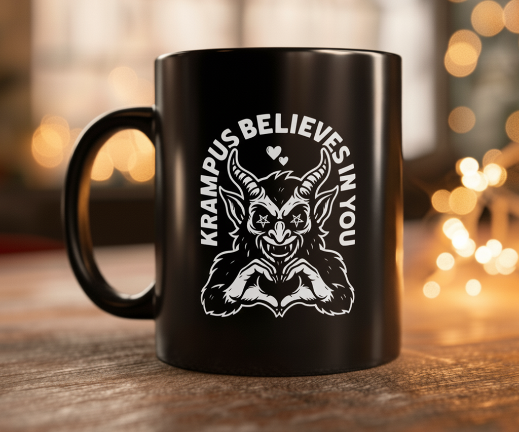 Krampus Believes in You Mug