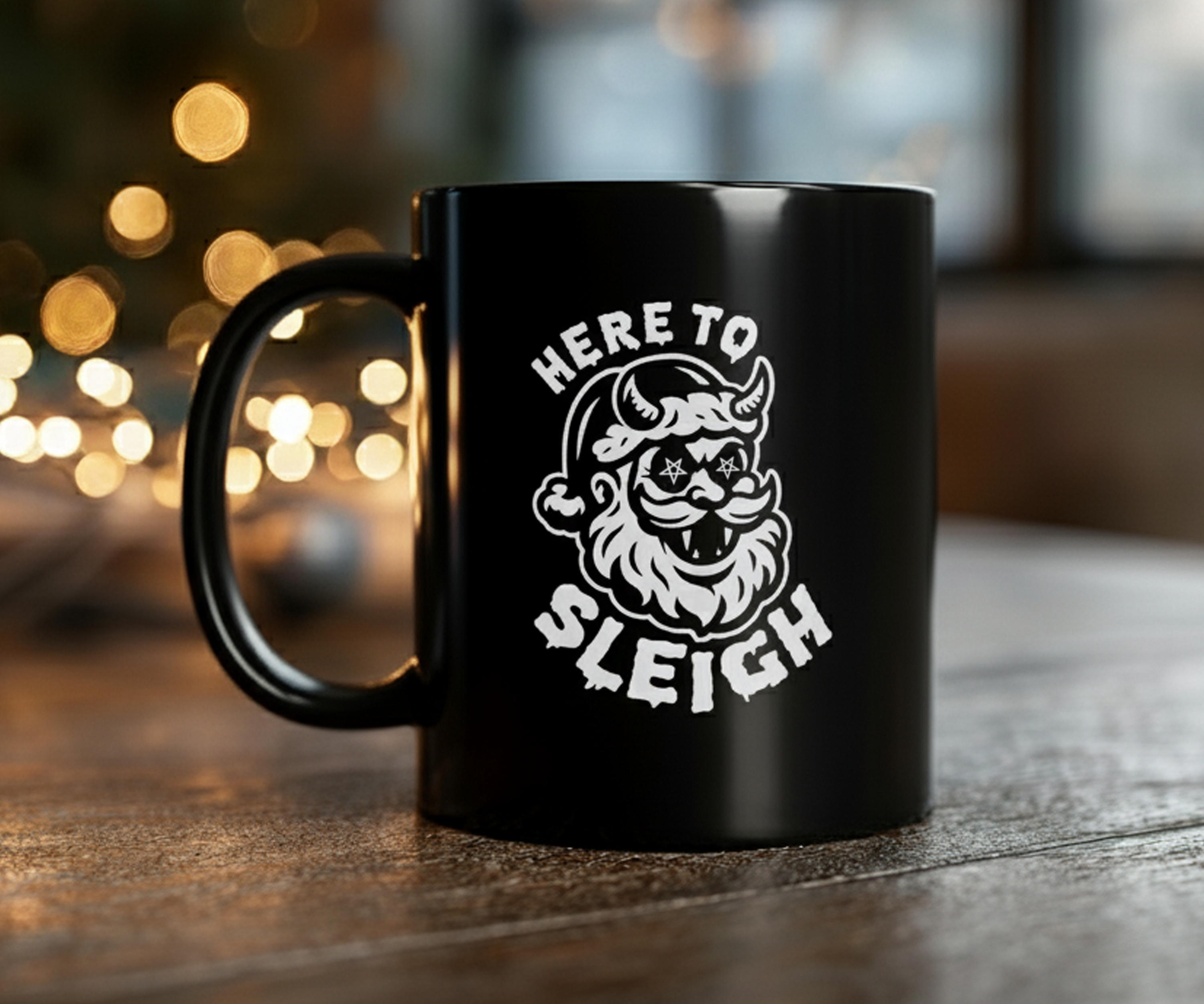 Here to Sleigh Christmas Mug